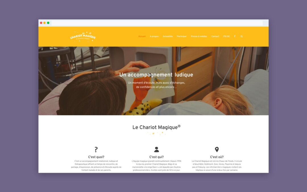 Chariot Magique’s website